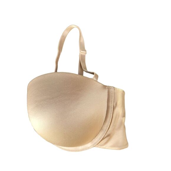 Maidenform Bra 36B Womens Beige Padded Push Up Underwired Adjustable Straps - Picture 2 of 5